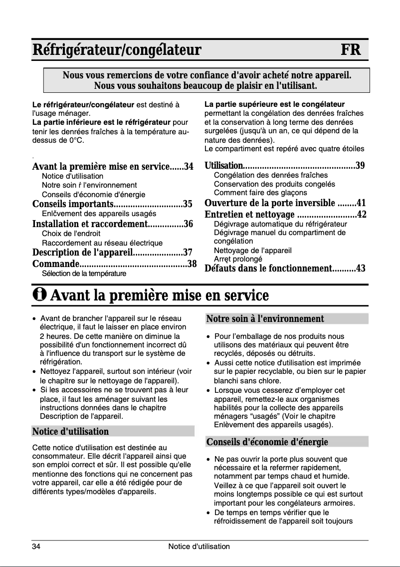 Page 1 de la notice Manuel utilisateur SIBIR KS 242