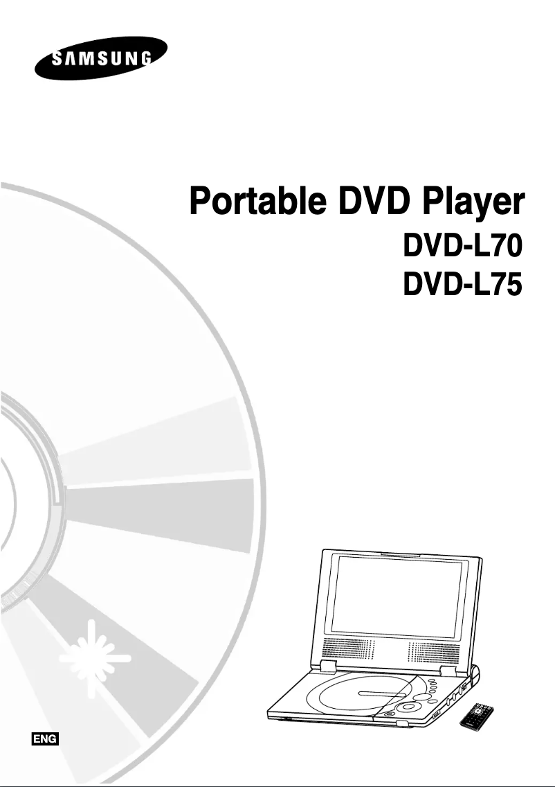 Página 1 del manual Manual de usuario Samsung DVD-L75