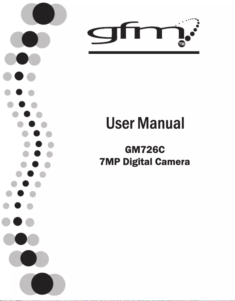 Page 1 de la notice Manuel utilisateur GFM GM726C