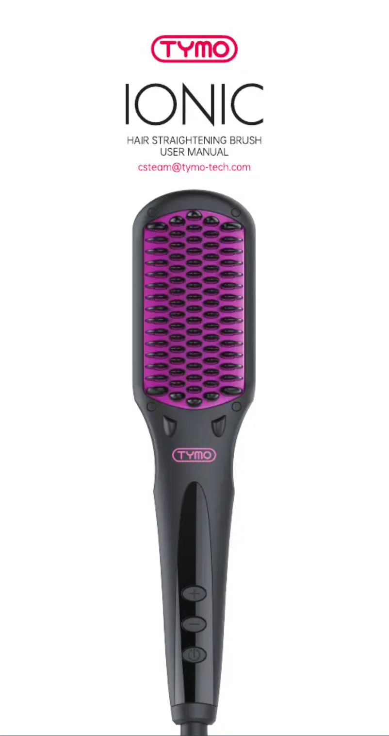 Page 1 de la notice Manuel utilisateur TYMO iONIC