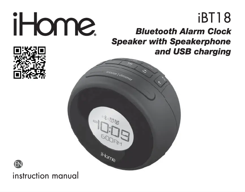 Imagen de la primera página del manual del dispositivo iBT18