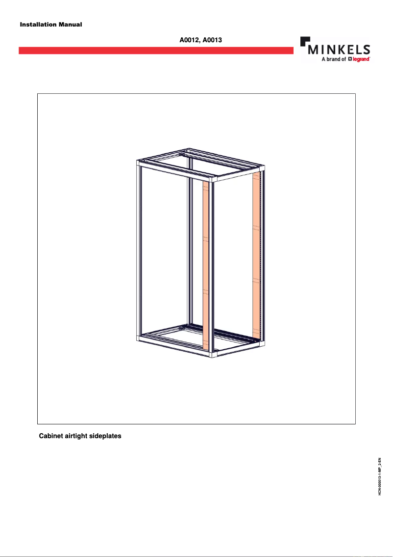 Página 1 del manual Manual de usuario Minkels A0012-000052-400-1