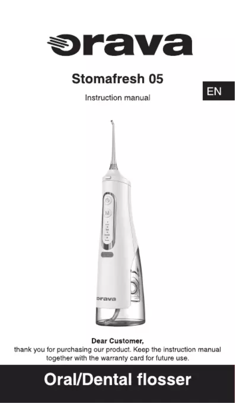 Image de la première page du manuel de l'appareil Stomafresh 05