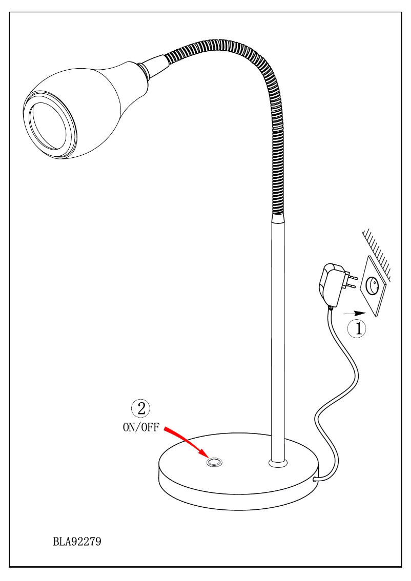 Page n°1 - Manuel utilisateur Eglo Naira