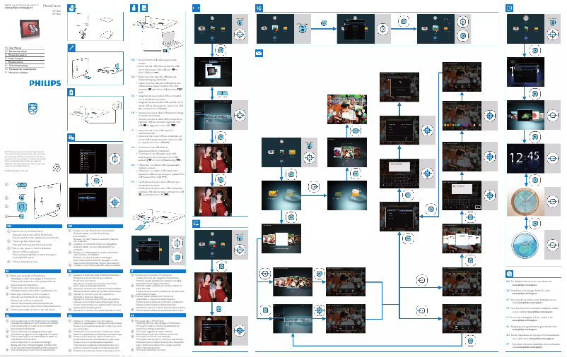 Image de la première page du manuel de l'appareil SPF4608
