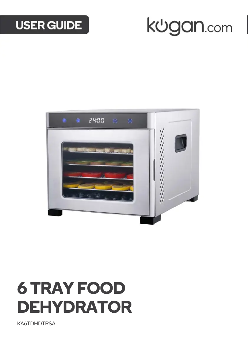 Page 1 of the manual User Manual Kogan KA6TDHDTRSA