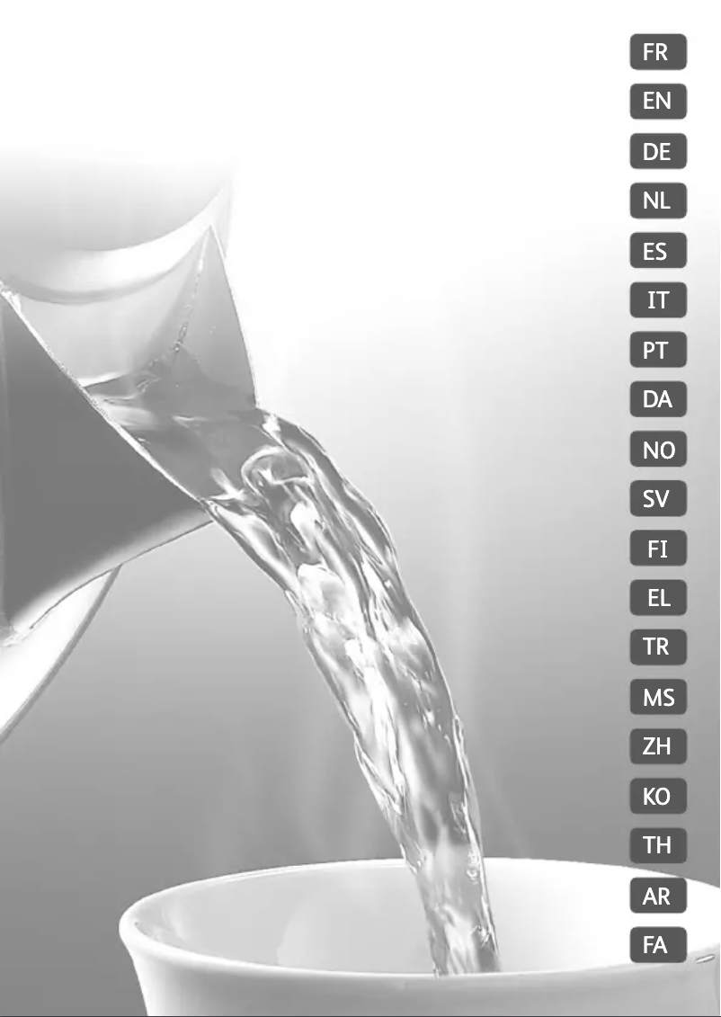 Image de la première page du manuel de l'appareil BF999132