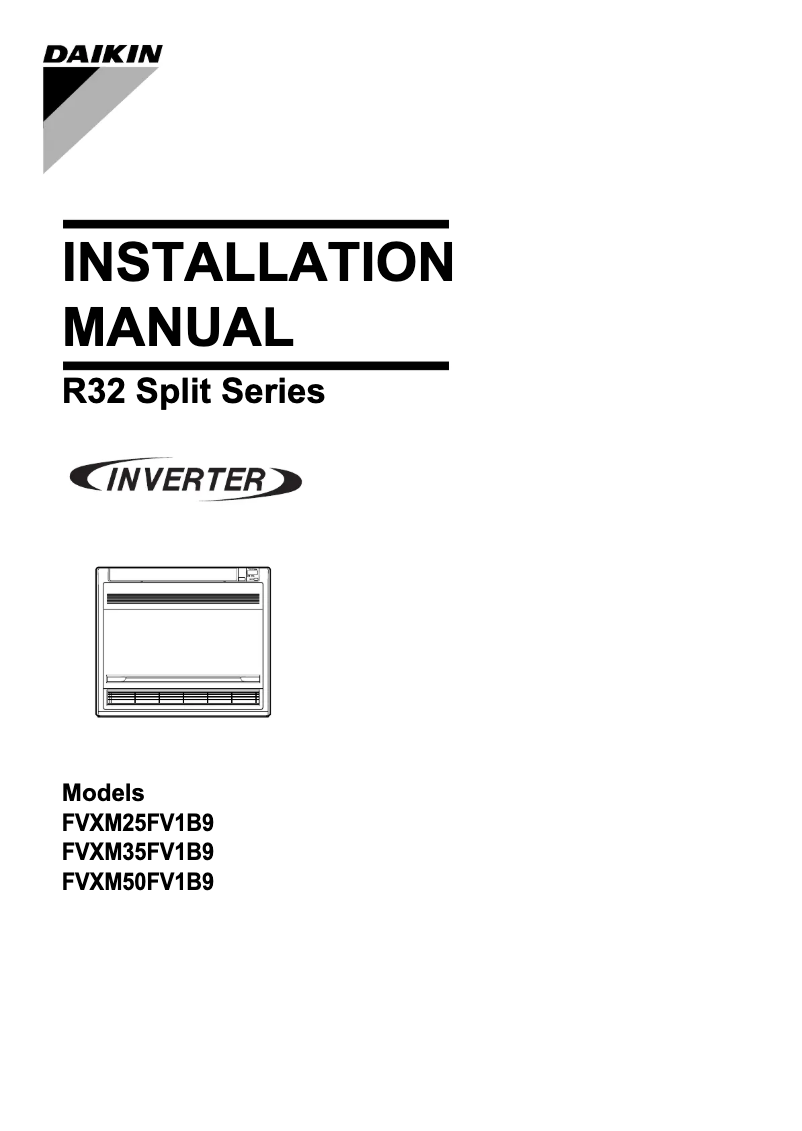 Página 1 del manual Manual de usuario Daikin FVXM25F