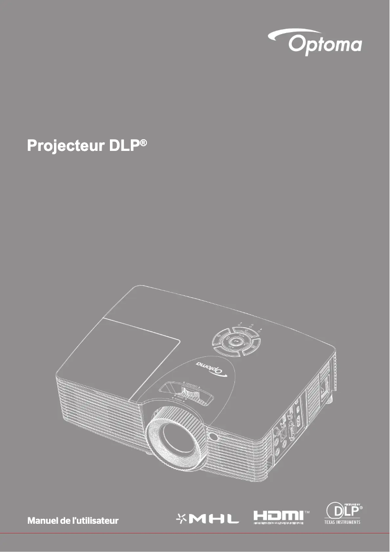 Page n°1 - Mode d'emploi Optoma X416