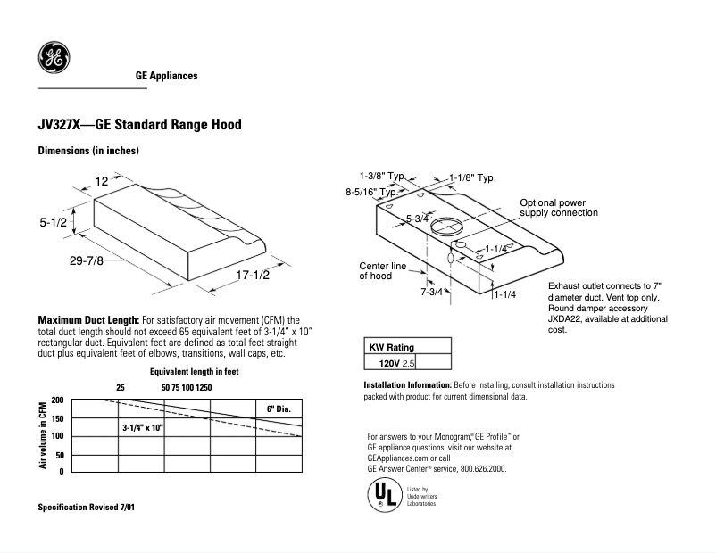 Image de la première page du manuel de l'appareil JV327XAD