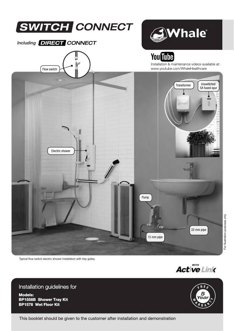 Page 1 de la notice Manuel utilisateur Whale Switch Connect BP1578