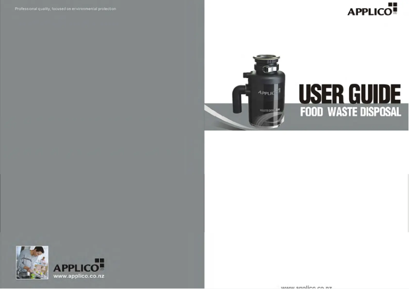Page n°1 - Manuel utilisateur Applico GAWD34