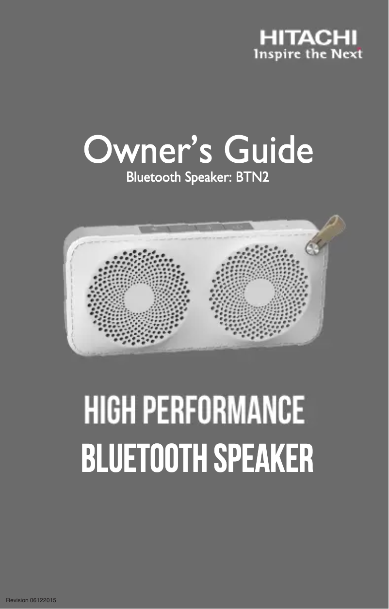 Imagen de la primera página del manual del dispositivo BTN2