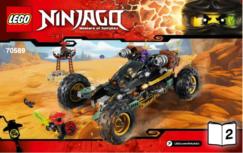 Página 1 del manual Manual de usuario Lego Ninjago 70589