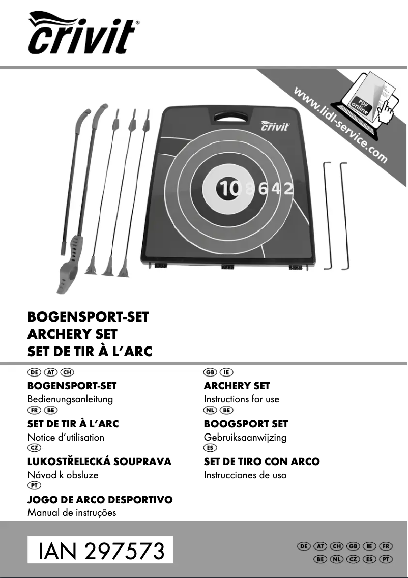 Página 1 del manual Manual de usuario Crivit IAN 297573
