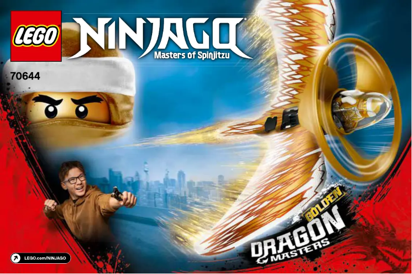 Page 1 de la notice Manuel utilisateur Lego Ninjago 70644