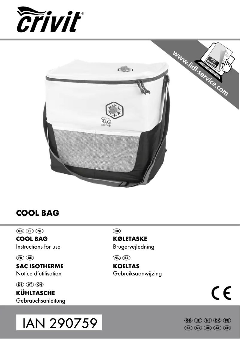 Página 1 del manual Manual de usuario Crivit IAN 290759