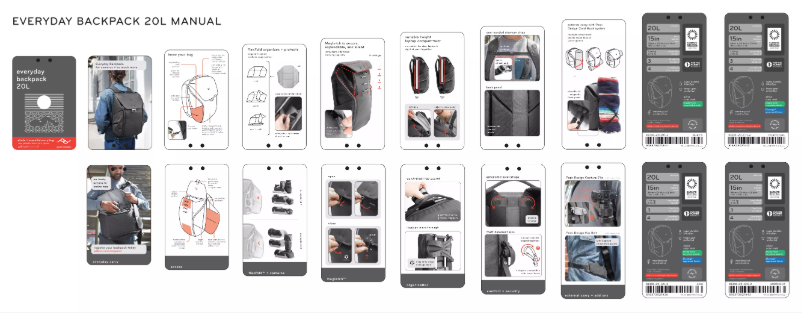 Página 1 del manual Manual de usuario Peak Design Everyday Backpack