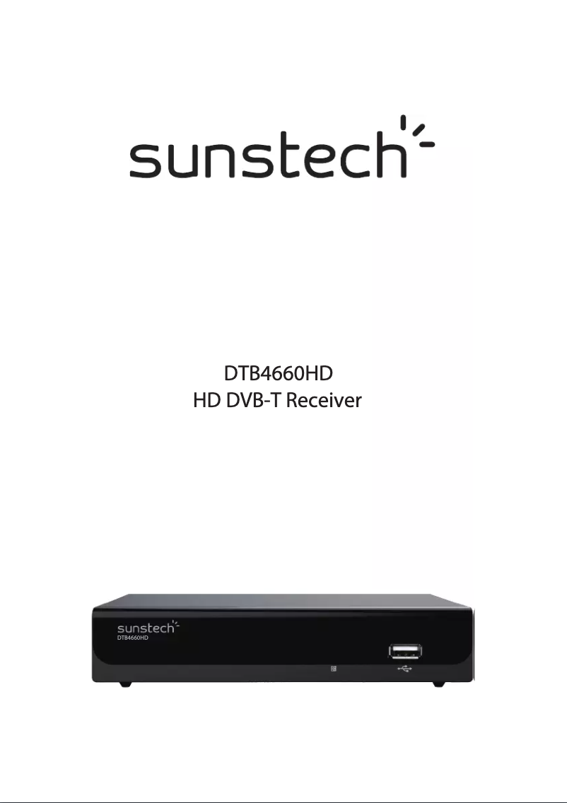 Page 1 de la notice Manuel utilisateur Sunstech DTB4660HDBK