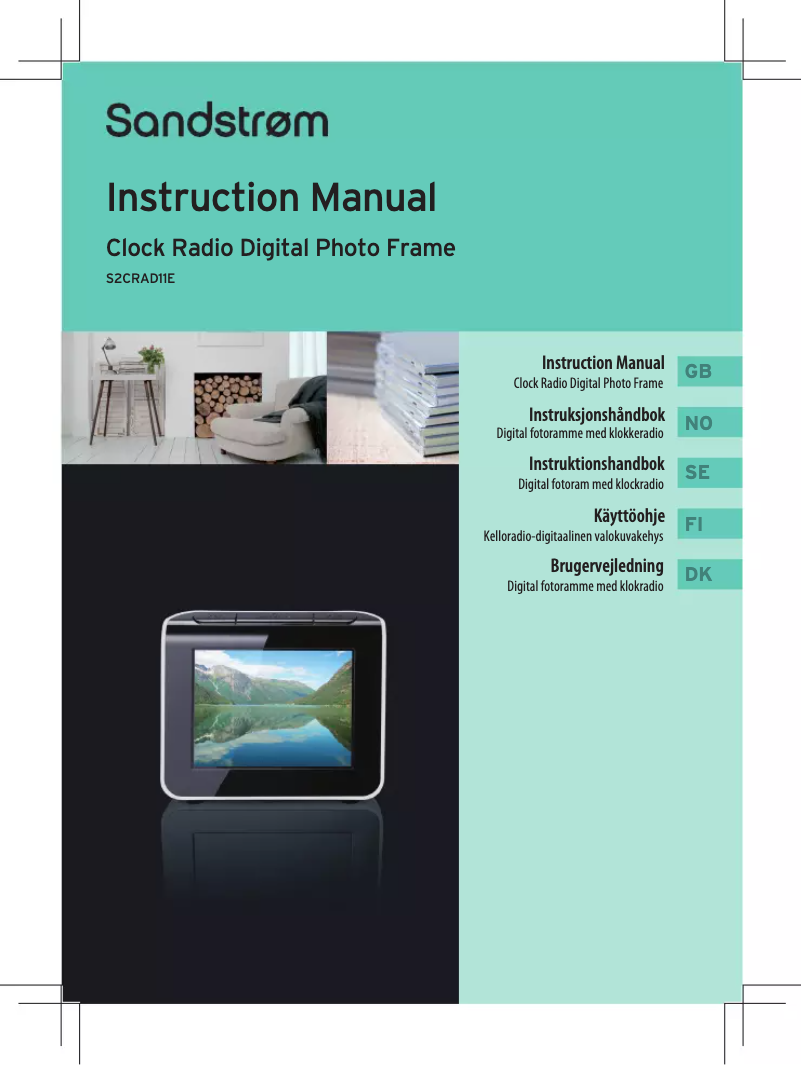 Page 1 de la notice Manuel utilisateur Sandstrøm S2CRAD11E