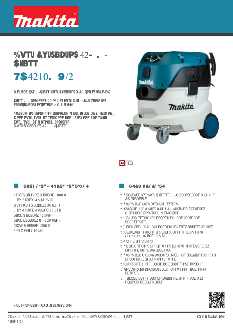 Image de la première page du manuel de l'appareil VC4210M