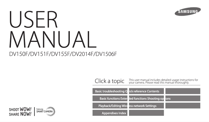 Página 1 del manual Manual de usuario Samsung DV2014F
