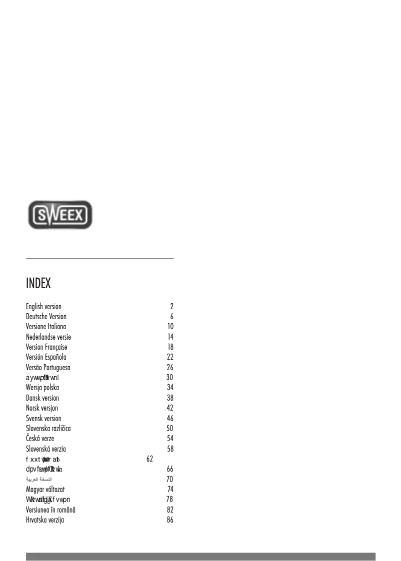 Page 1 de la notice Manuel utilisateur Sweex WC350