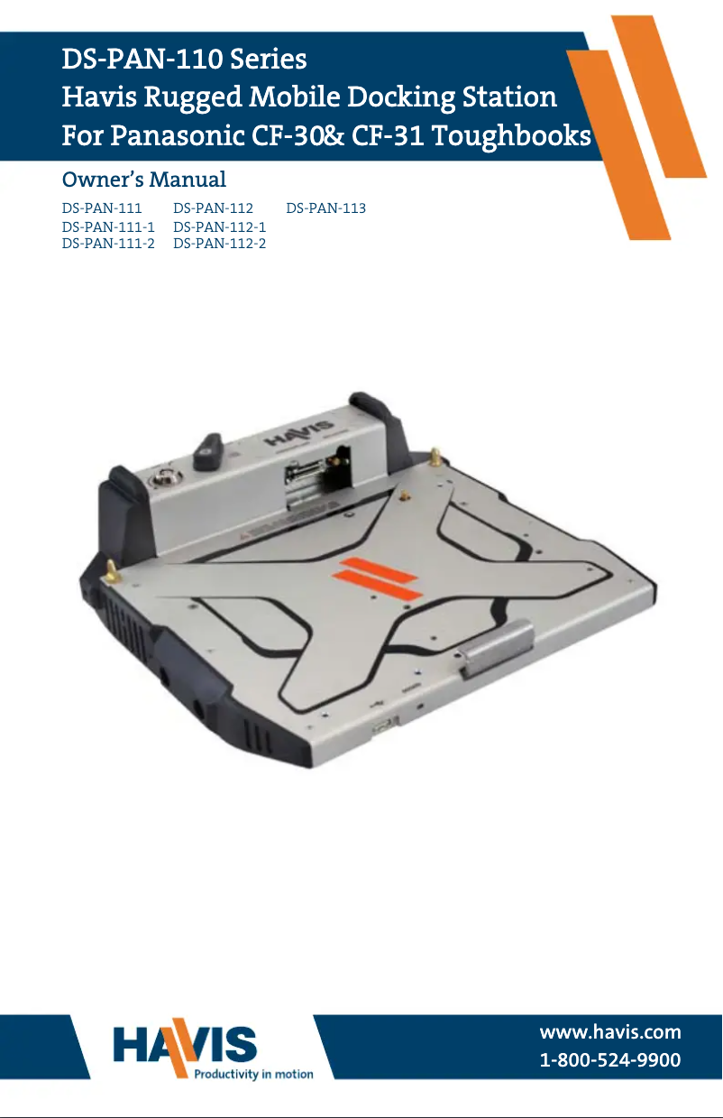 Page 1 de la notice Manuel utilisateur Panasonic DS-PAN-112