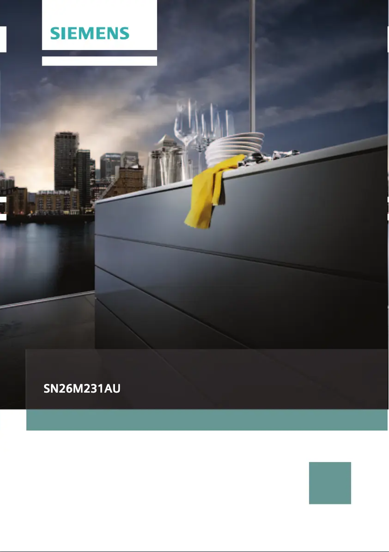 Page 1 de la notice Manuel utilisateur Siemens SN26M831AU