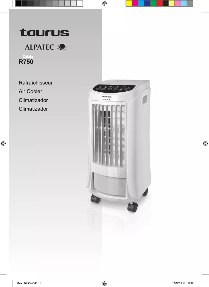 Page n°1 - Manuel utilisateur Taurus-Alpatec R 750