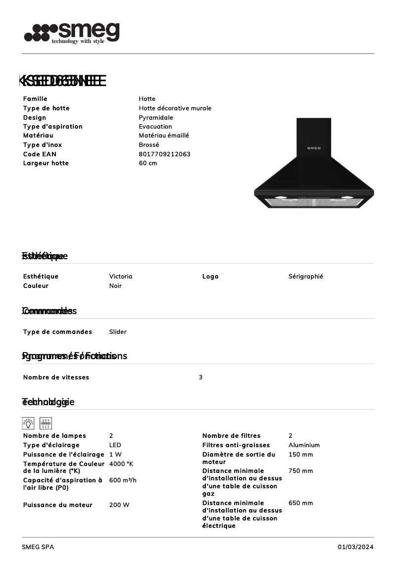 Image de la première page du manuel de l'appareil KSED65NEE