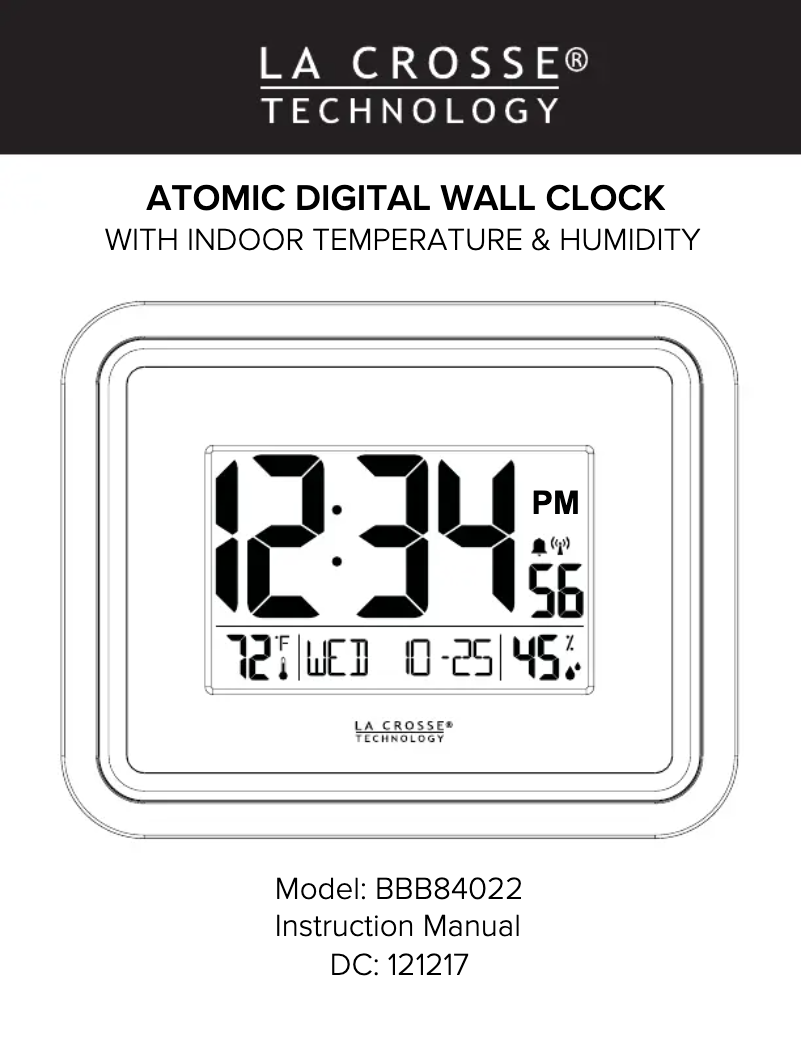 Image de la première page du manuel de l'appareil BBB84022