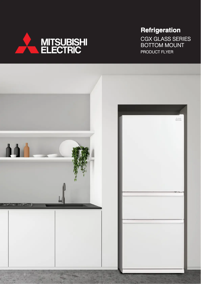 Image de la première page du manuel de l'appareil MR-CGX450ER