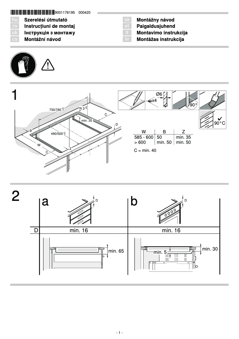 Imagen de la primera página del manual del dispositivo PXY875KV1E
