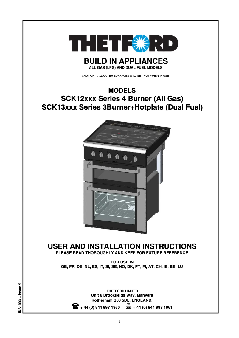 Image de la première page du manuel de l'appareil Aspire SCK12
