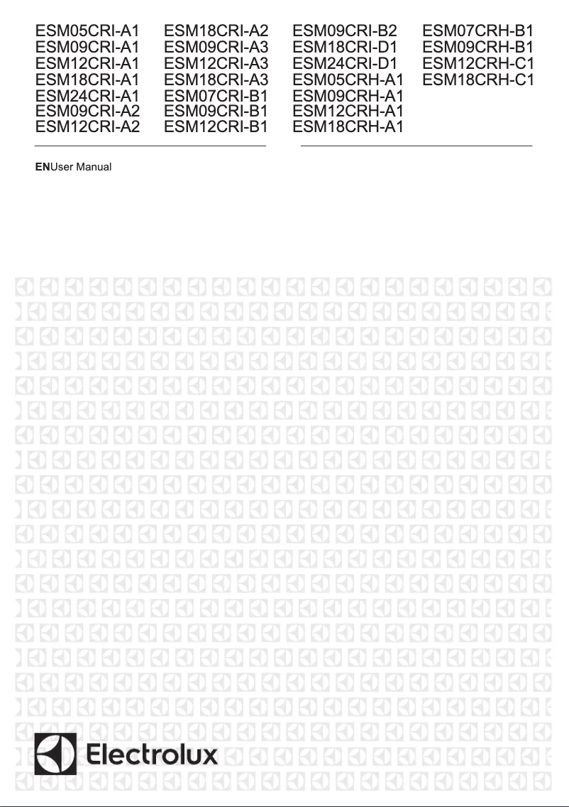 Page n°1 - Manuel utilisateur Electrolux ESM09CRI-B1
