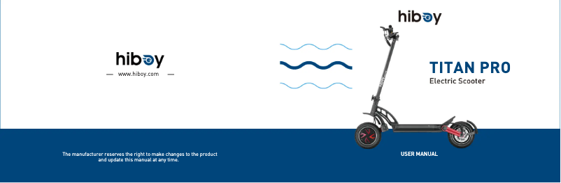 Image de la première page du manuel de l'appareil TITAN PRO