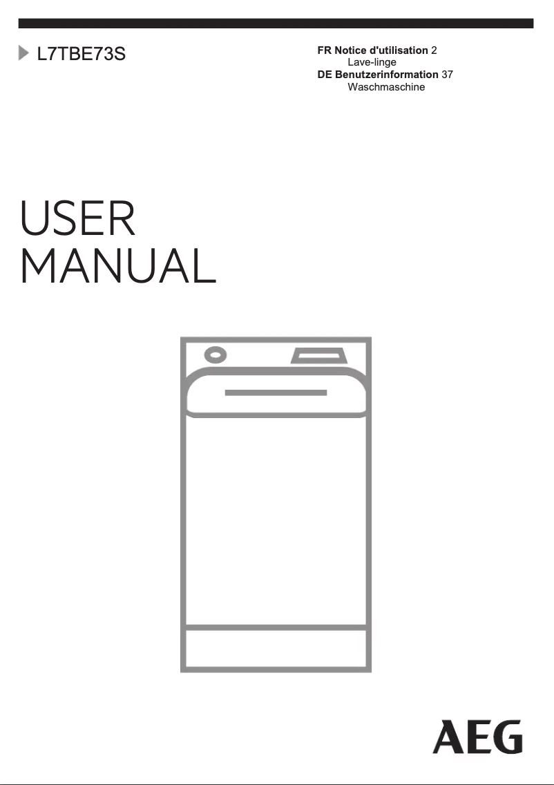 Page n°1 - Manuel utilisateur AEG L7TBE73S