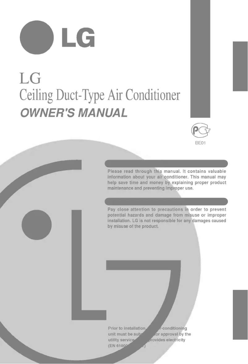 Page n°1 - Manuel utilisateur LG B60LH