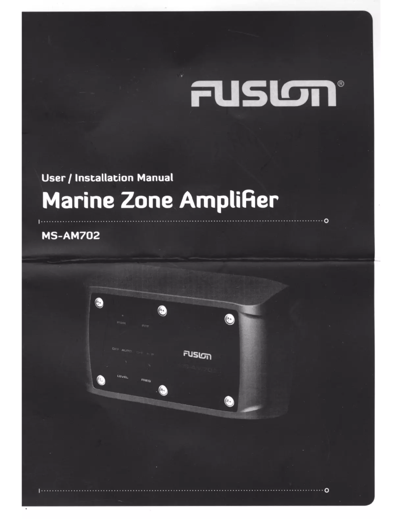 Page n°1 - Manuel utilisateur Fusion MS-AM702