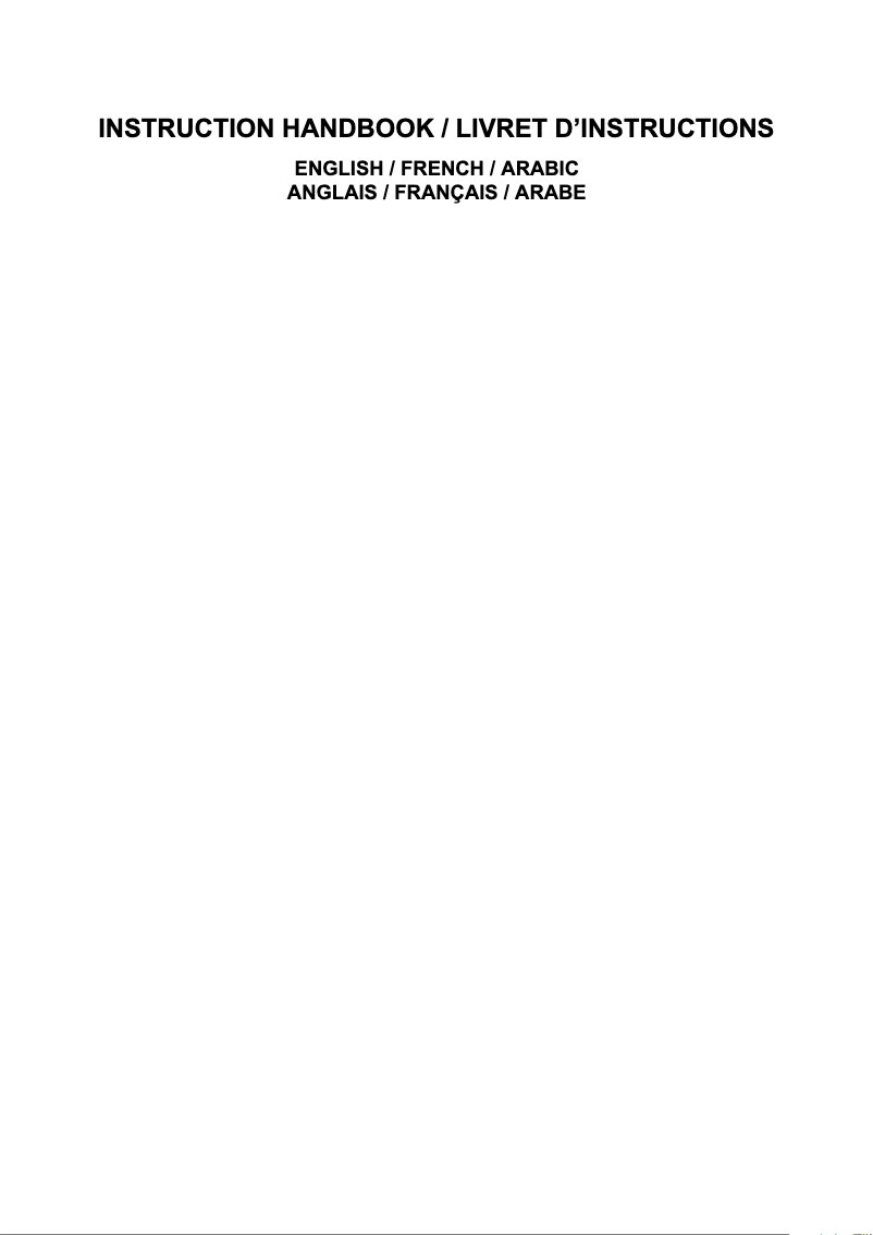 Image de la première page du manuel de l'appareil MLB612GI