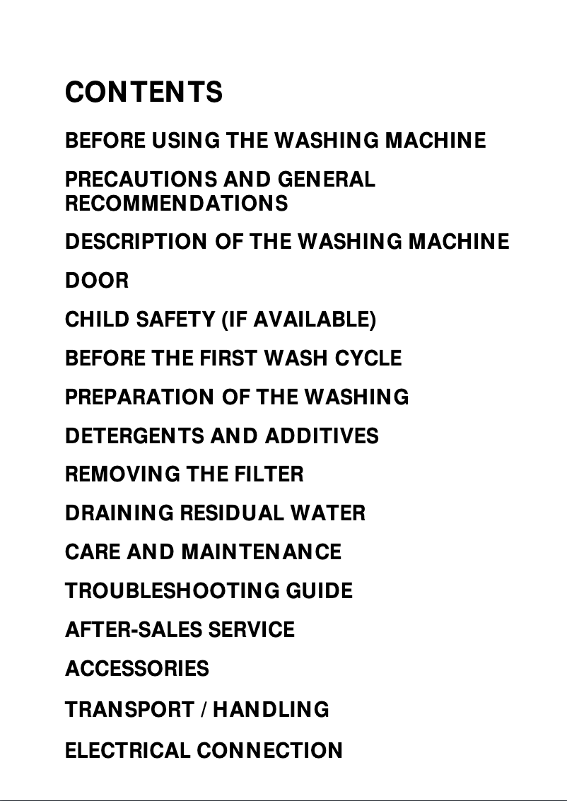 Page n°1 - Manuel utilisateur Whirlpool AWO 5120