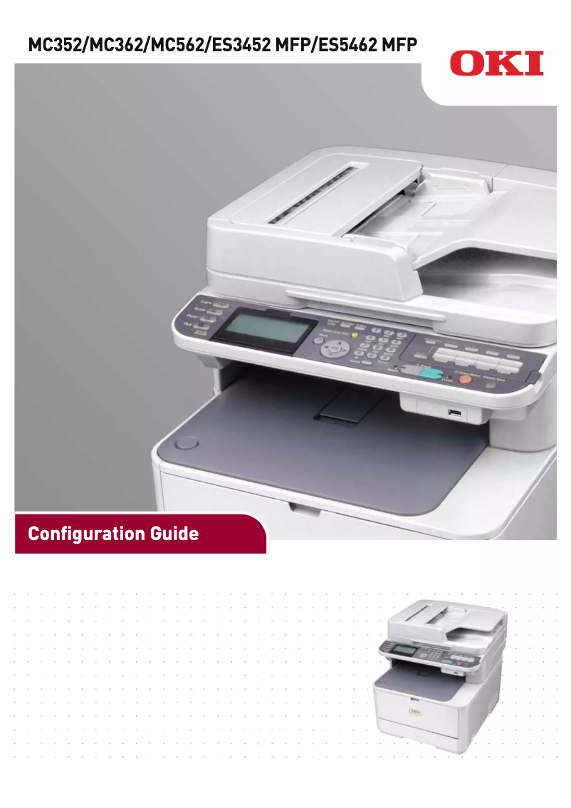 Image de la première page du manuel de l'appareil ES5462