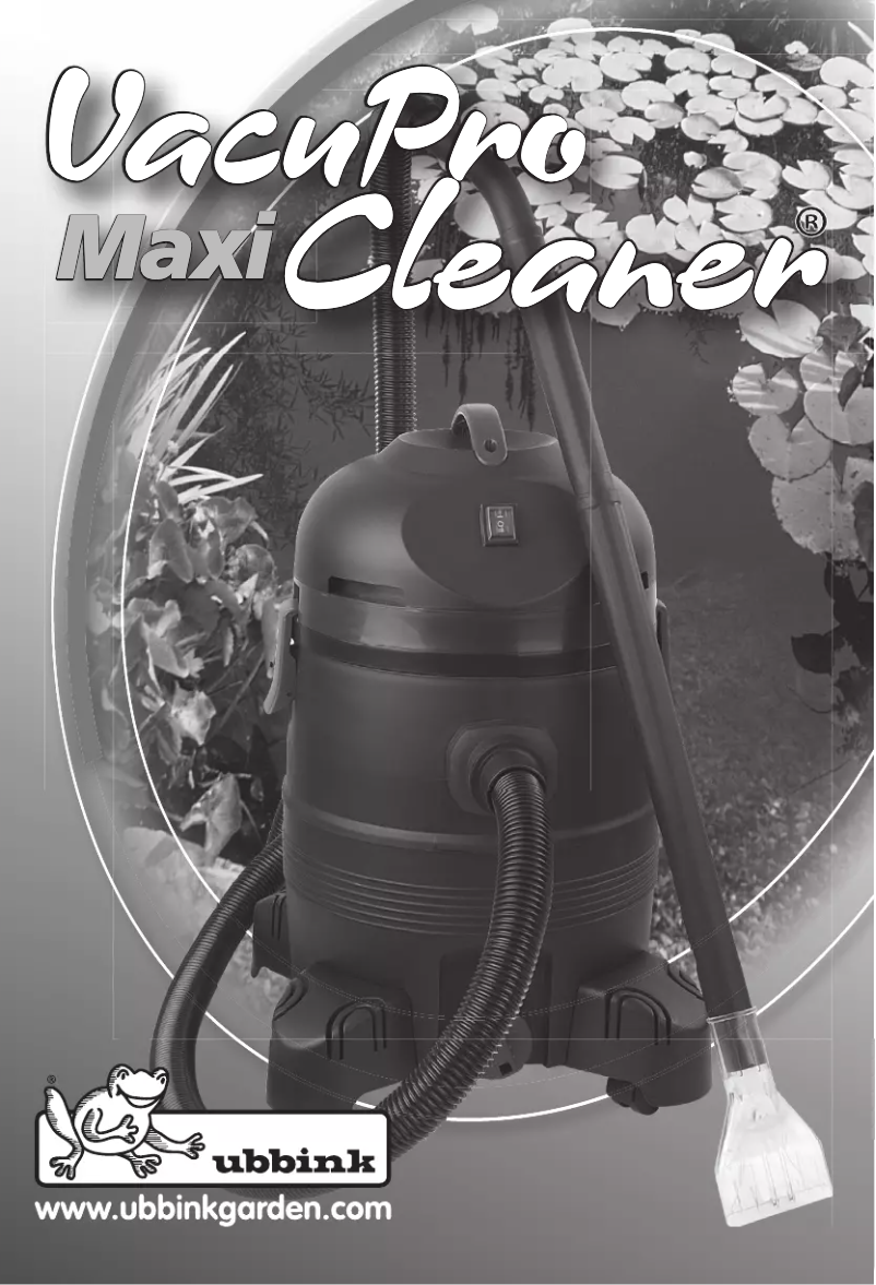 Image de la première page du manuel de l'appareil VacuPro Maxi Cleaner