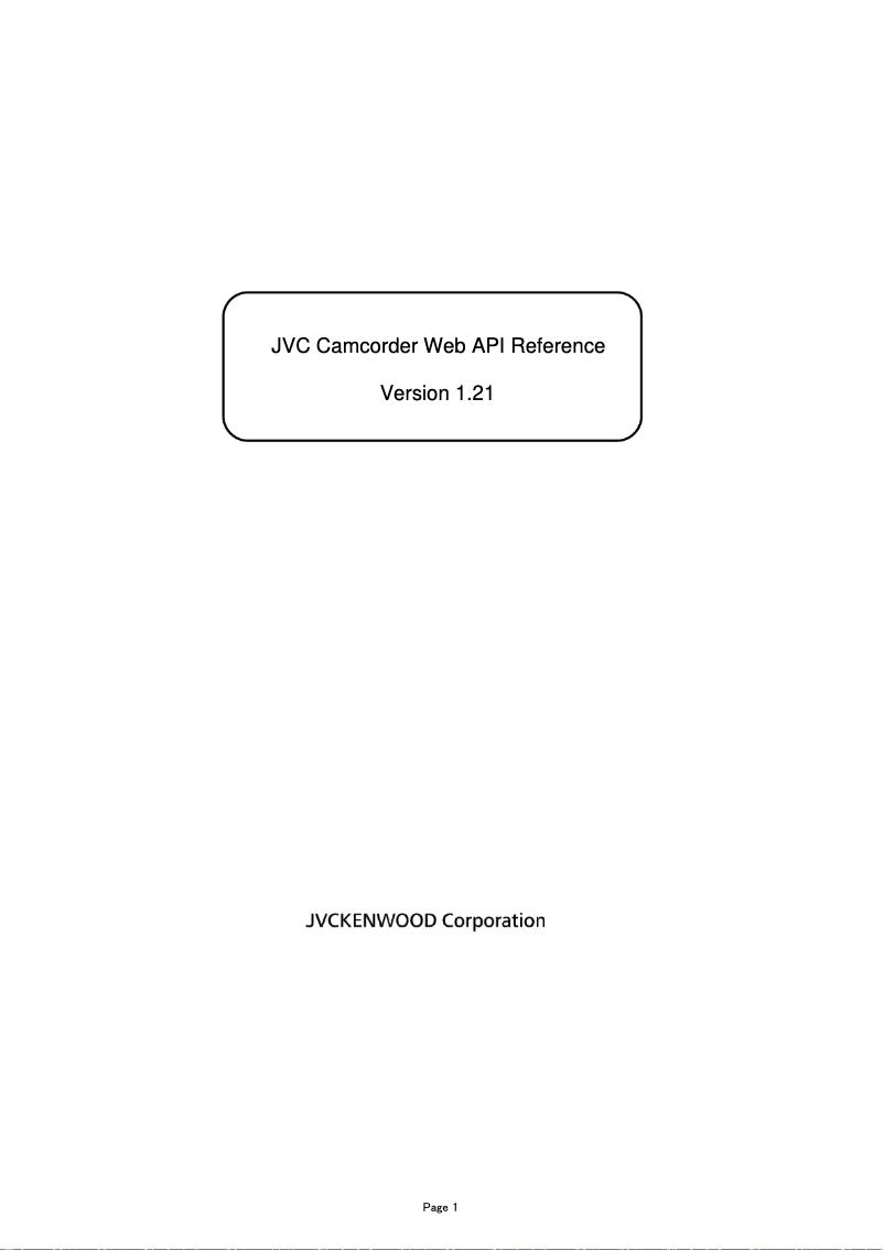 Page 1 de la notice Manuel utilisateur JVC KY-PZ100BE