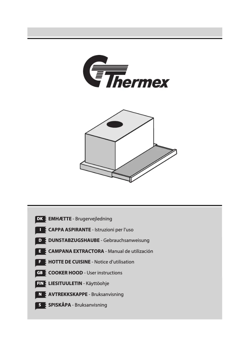 Page 1 de la notice Instructions / montage Thermex YORK III