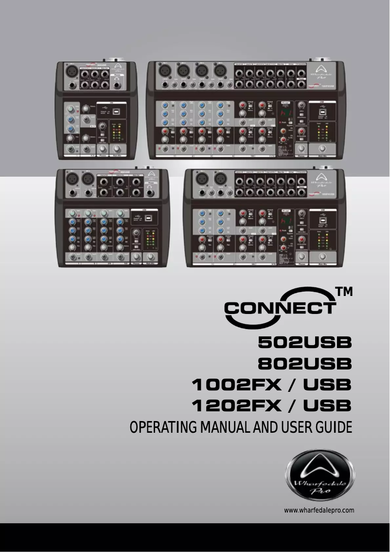 Image de la première page du manuel de l'appareil CONNECT 1202FX