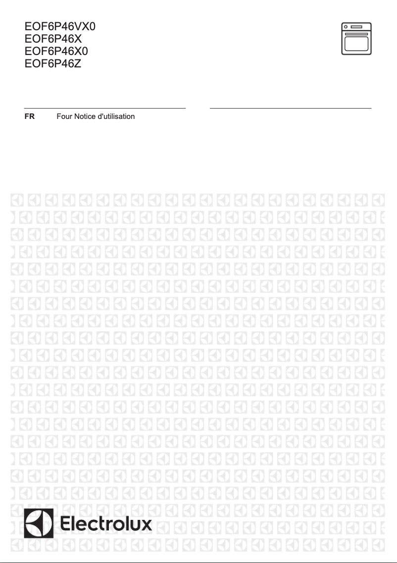 Page 1 de la notice Manuel utilisateur Electrolux EOF6P46VX0
