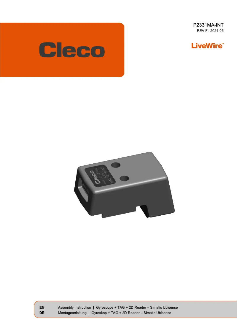 Image de la première page du manuel de l'appareil 17BPYPB09QL