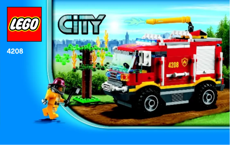 Page n°1 - Manuel utilisateur Lego 4x4 Fire Truck